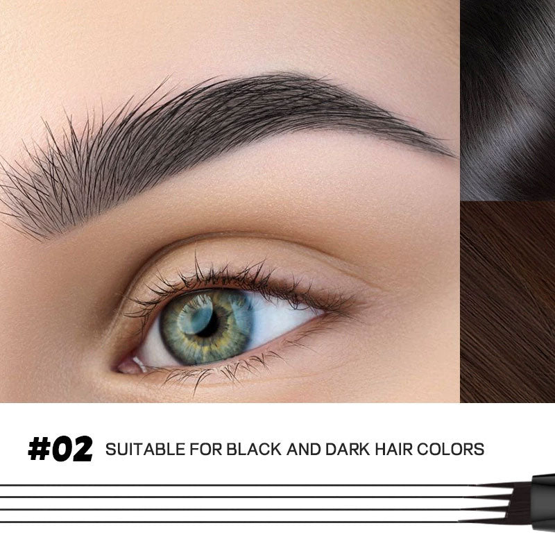 Split eyebrow pencil