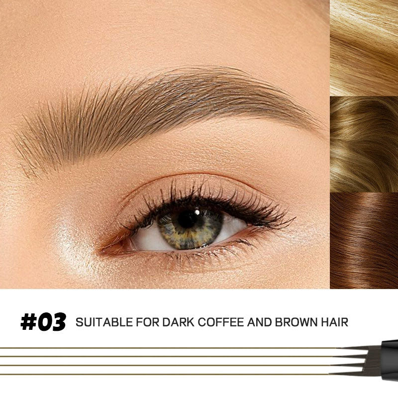 Split eyebrow pencil