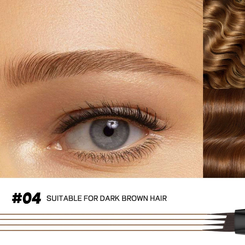 Split eyebrow pencil