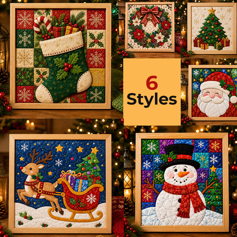 DIY Christmas Fabric Art Kit