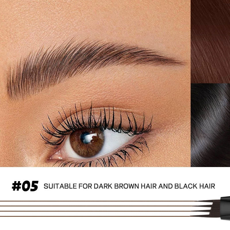 Split eyebrow pencil