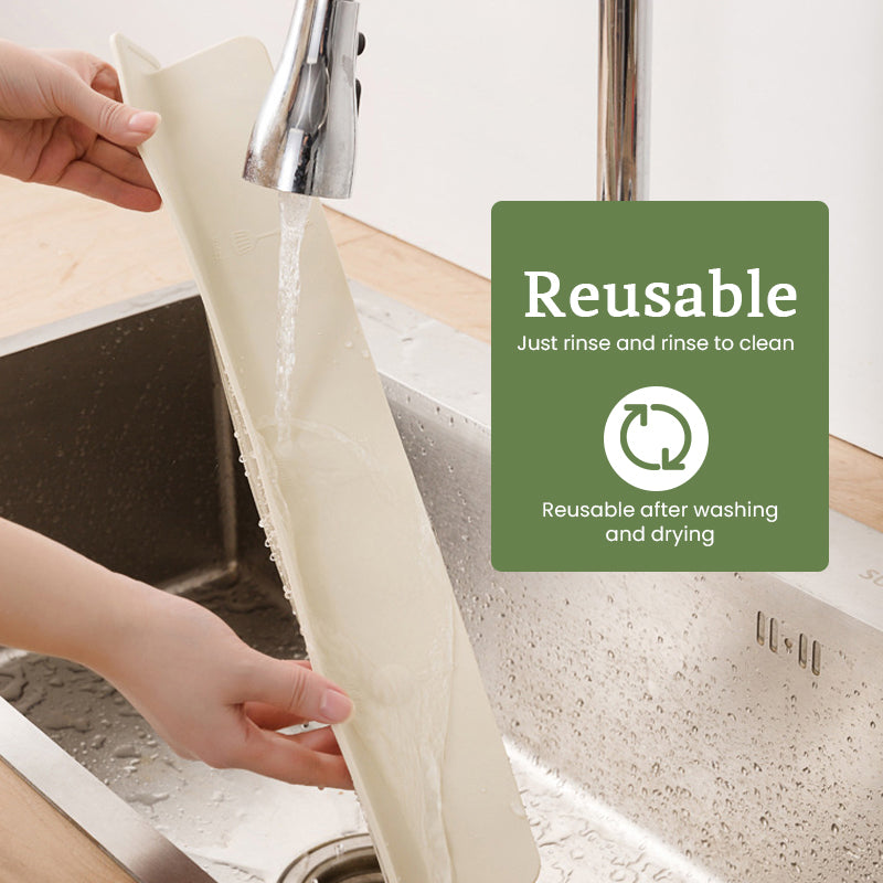 Silicone sink retaining plate