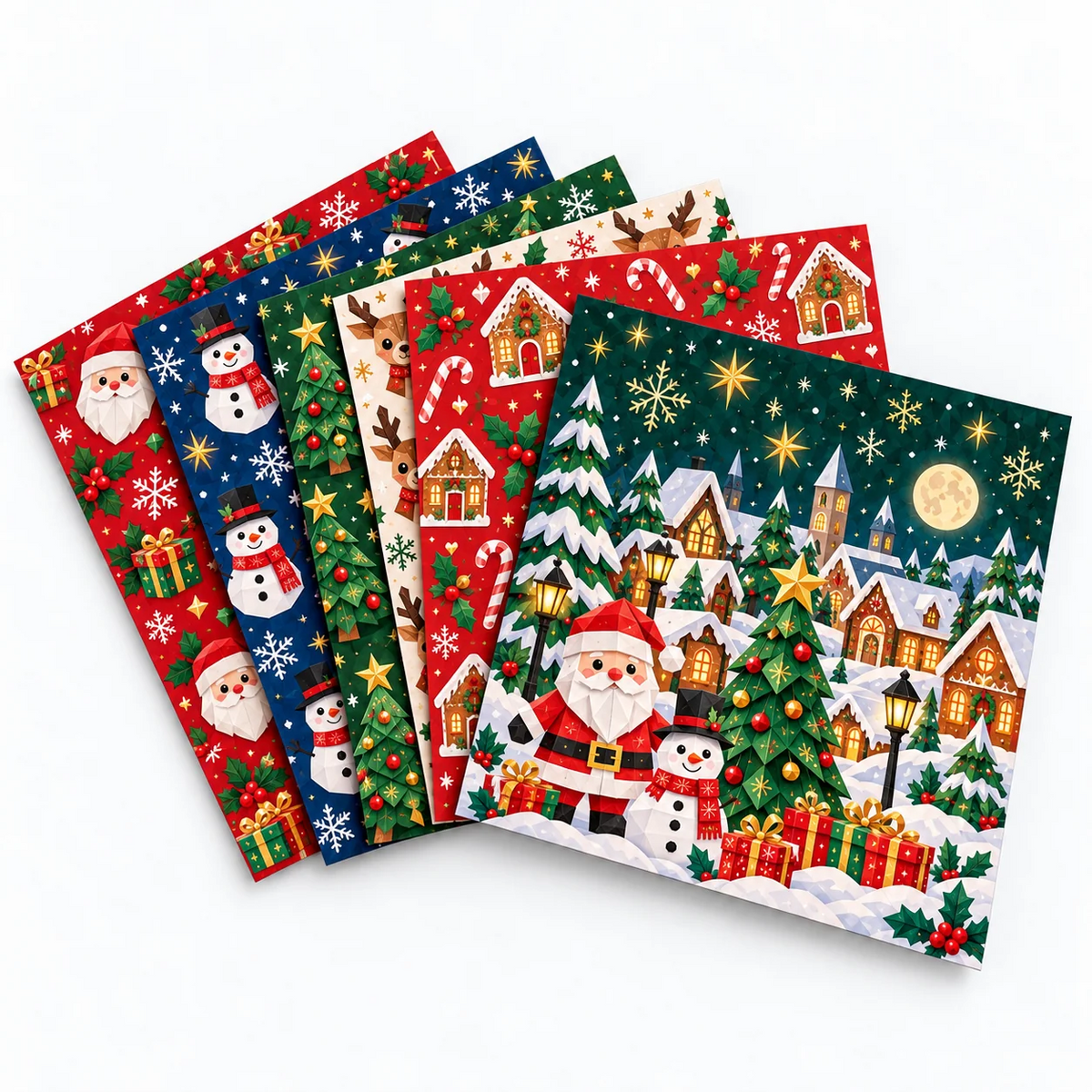 Fold Your Own Paper Christmas