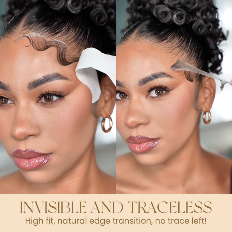 Hairline edge tattoo sticker