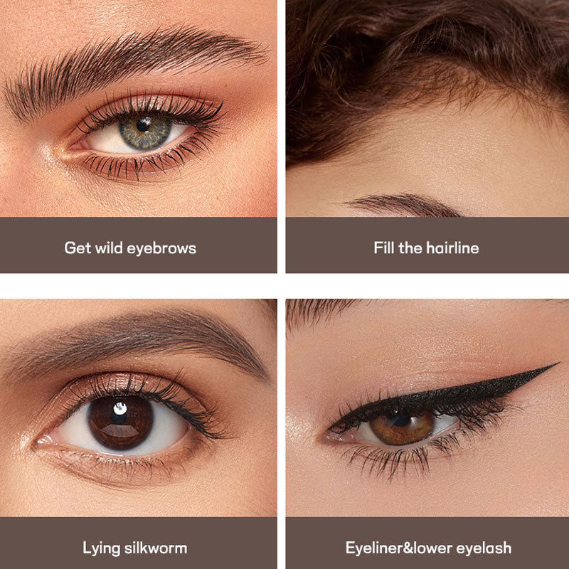 Split eyebrow pencil
