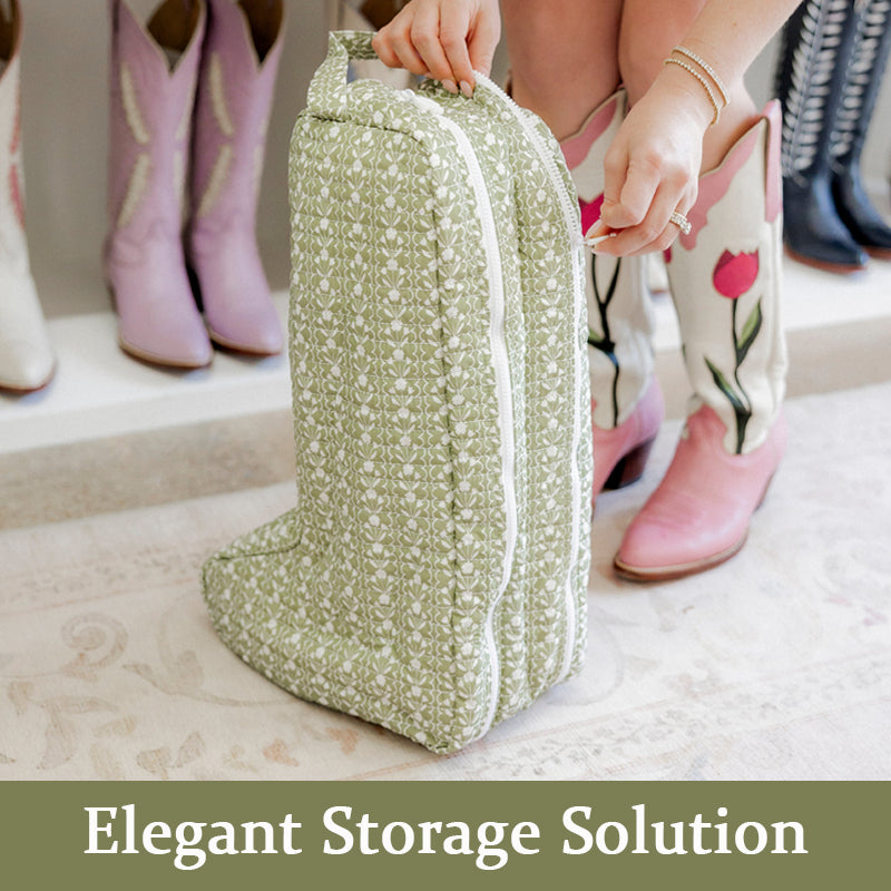 Quilted Boot Storage Bag