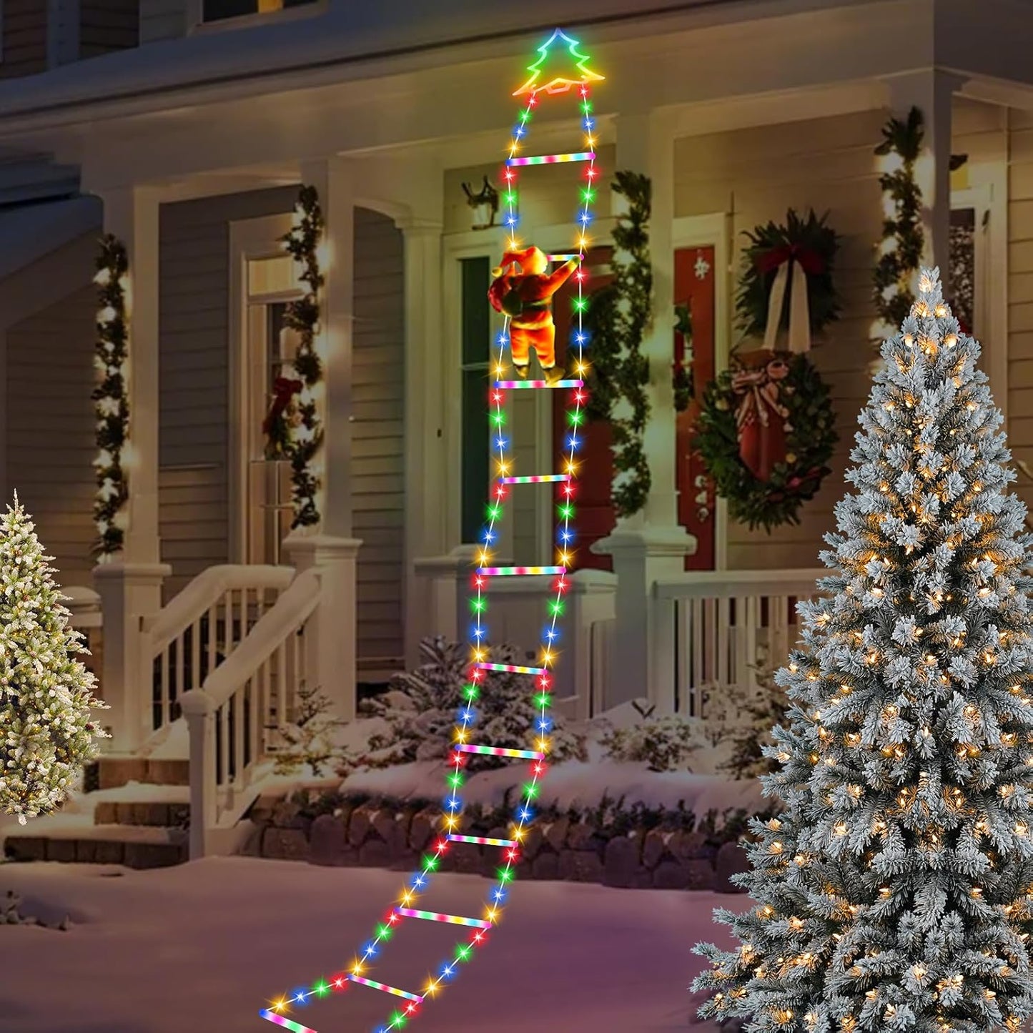 Santa’s Climbing Ladder Light