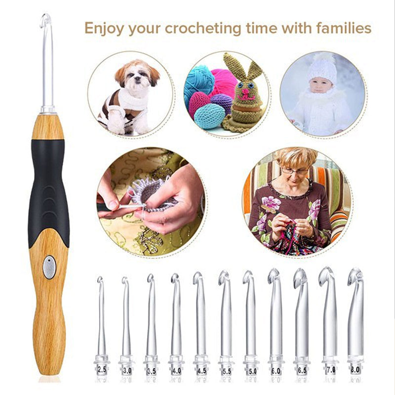 LED Light Up Crochet Set