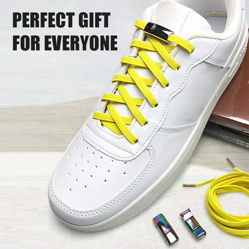 Magnetic shoelace metal buckle