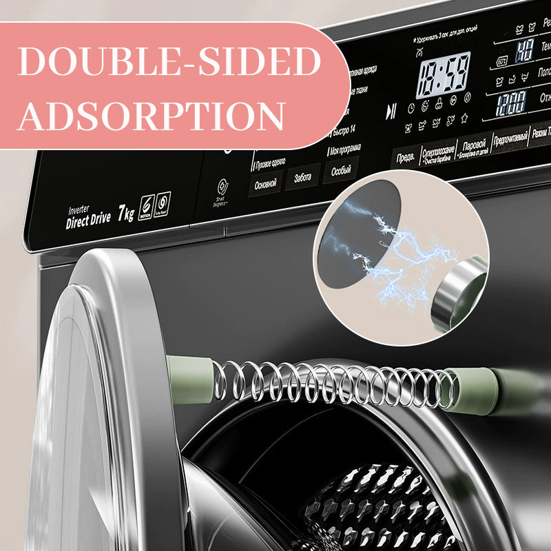 Washing machine door buckle support rod