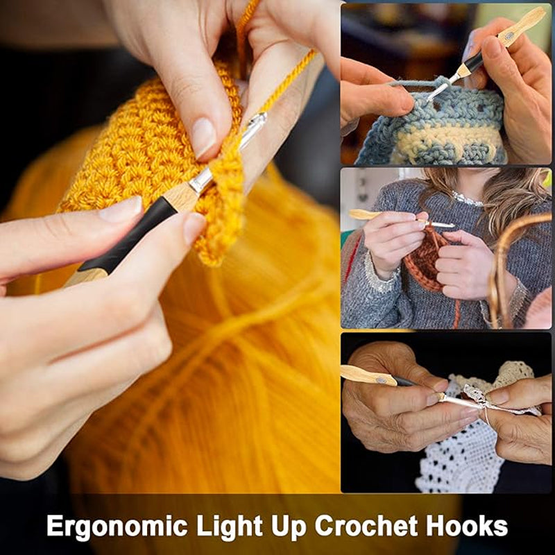 LED Light Up Crochet Set