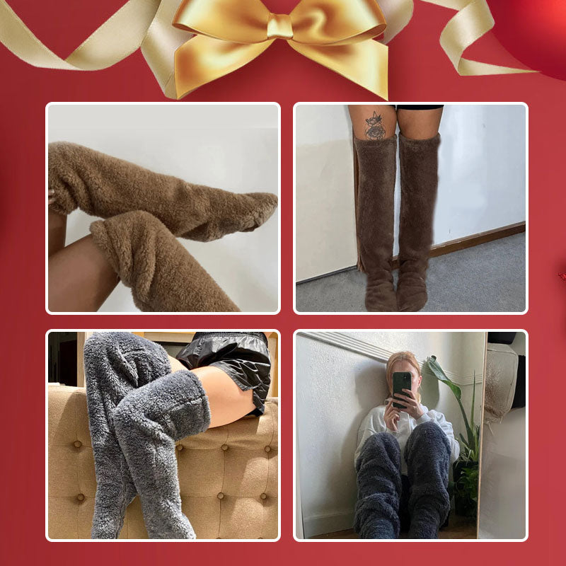 Cozy Goose Down Knee Socks