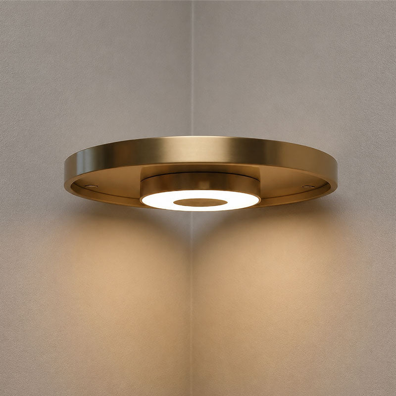 Illuminated Floating Corner Shelf