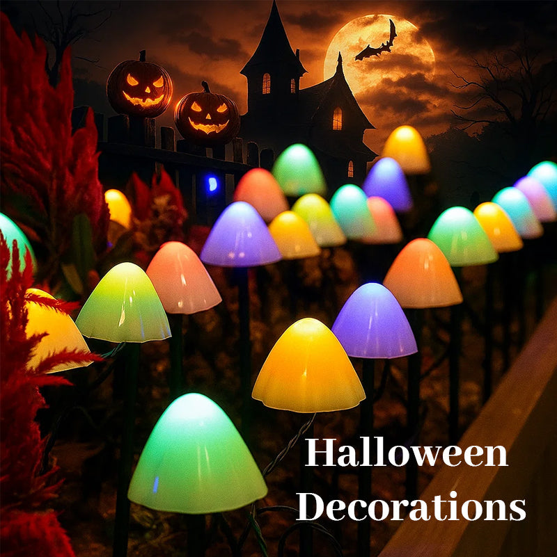 LED Mushroom Light String