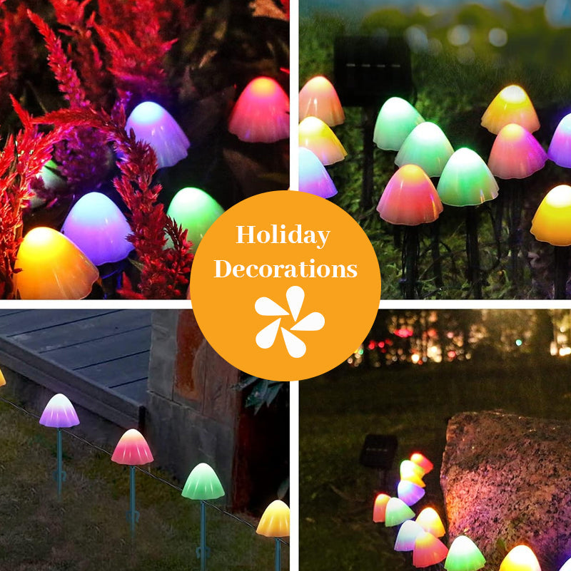 LED Mushroom Light String