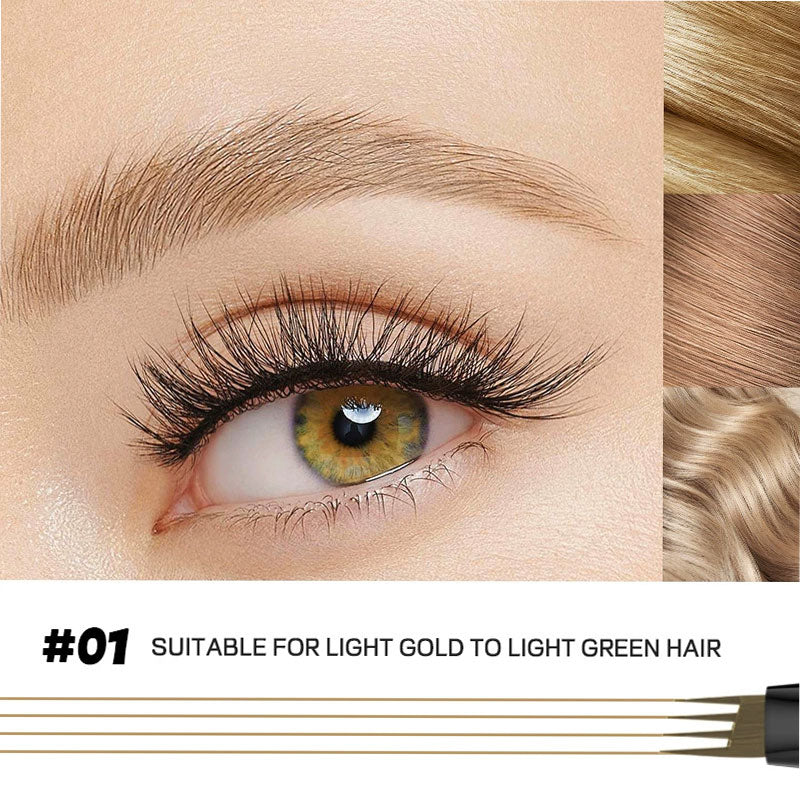 Split eyebrow pencil