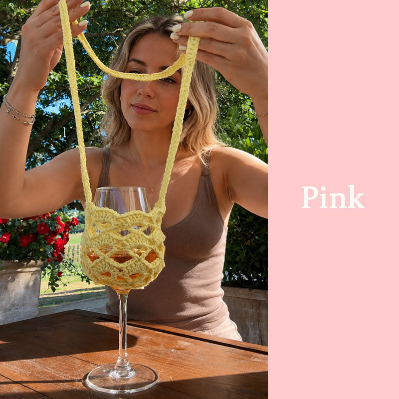 Wine Glass Carrier Necklace