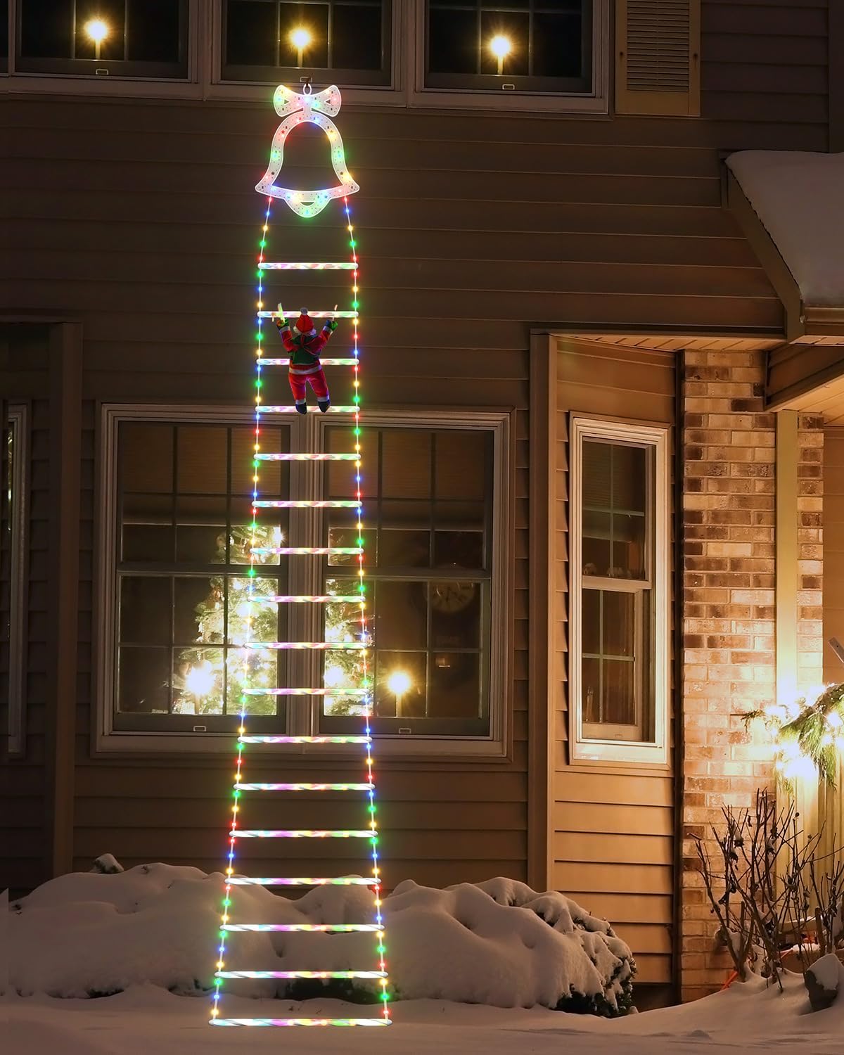 Santa’s Climbing Ladder Light