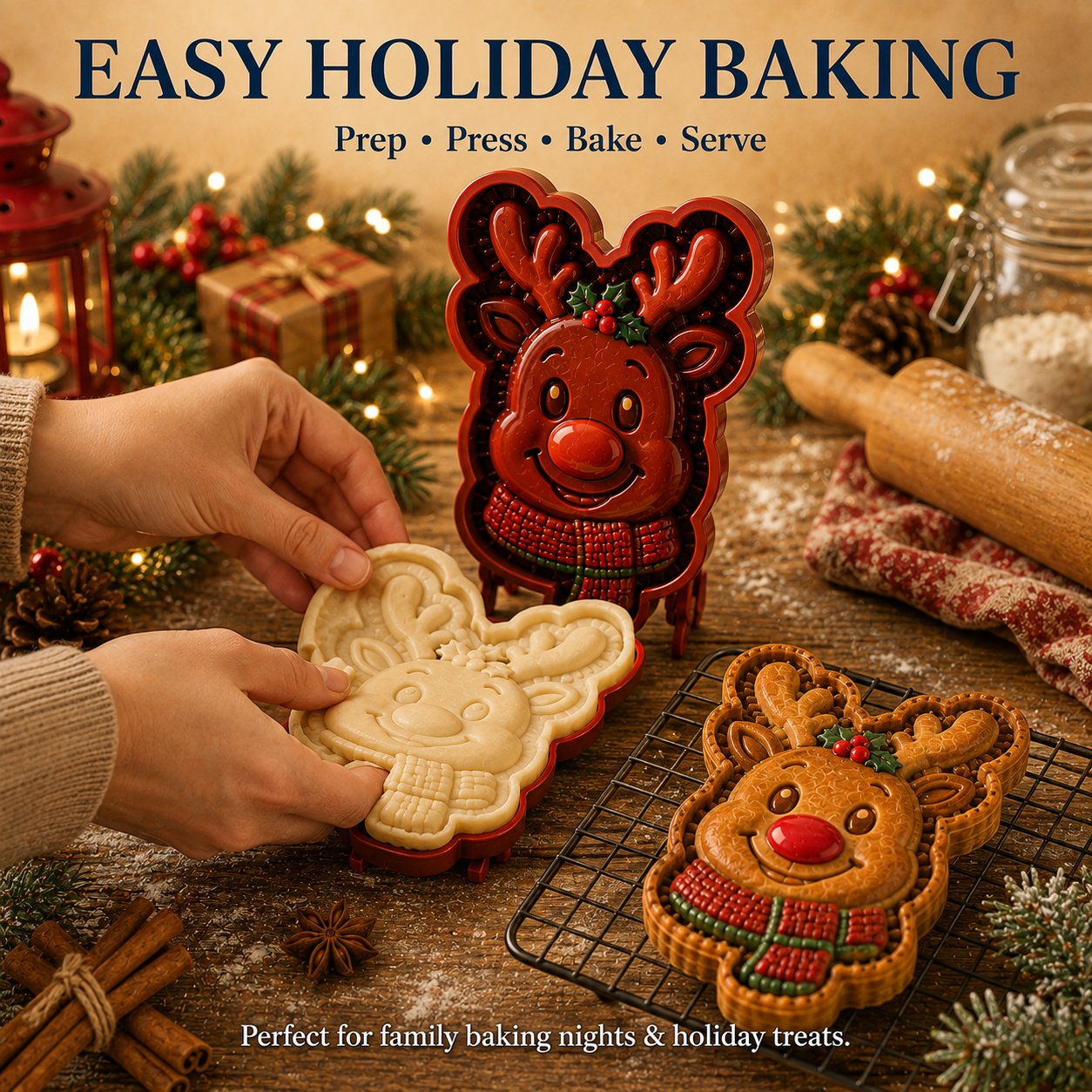 Christmas Mini Pie Mold