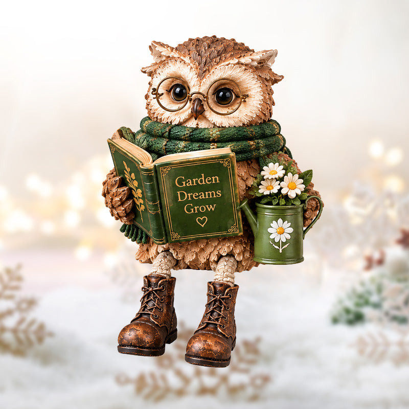 Book Lover Owl Shelf Sitter