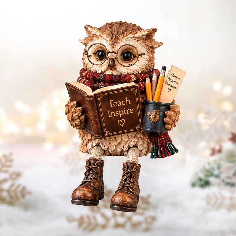 Book Lover Owl Shelf Sitter