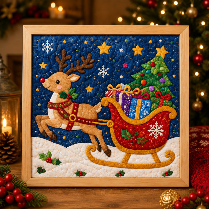 DIY Christmas Fabric Art Kit