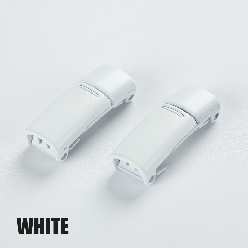 Magnetic shoelace metal buckle