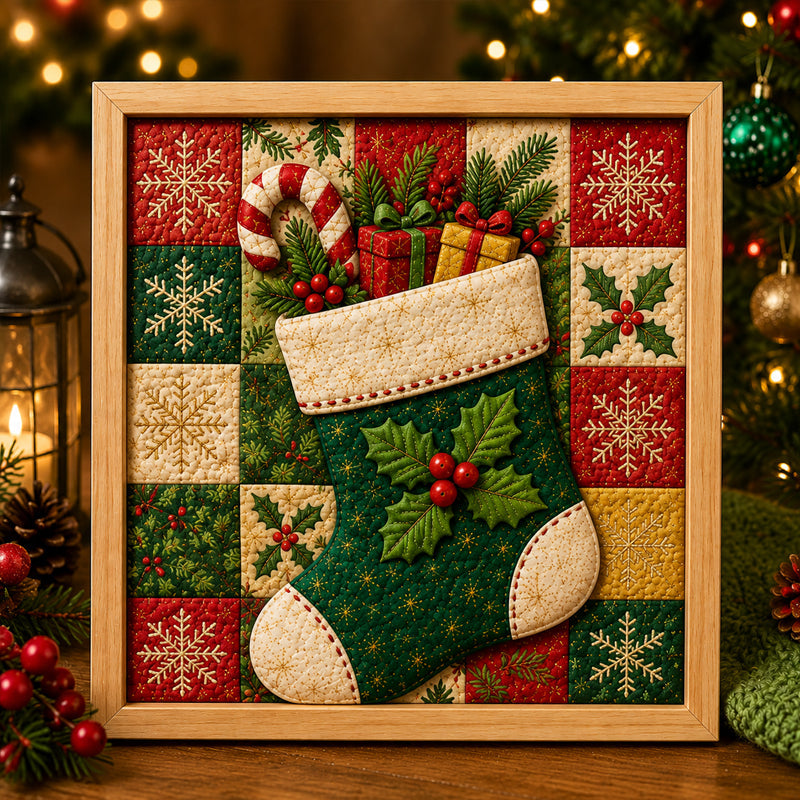 DIY Christmas Fabric Art Kit