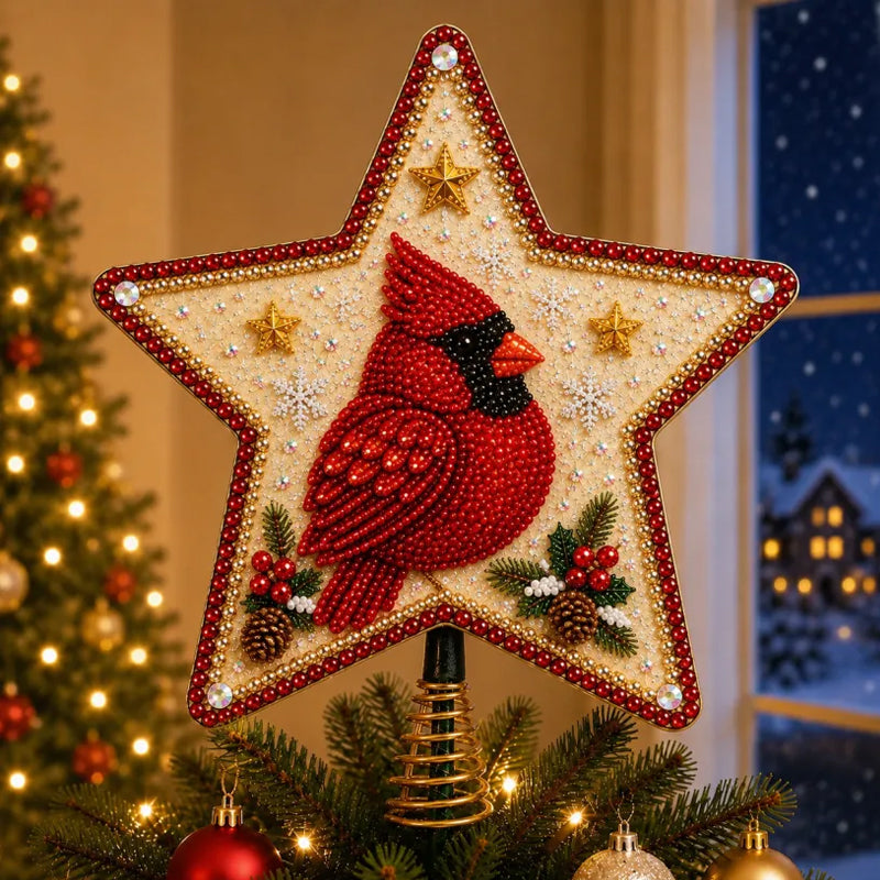 DIY Diamond Painting Christmas Tree Topper