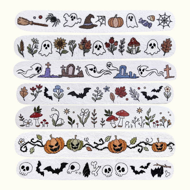 Halloween Embroidery Pattern Set