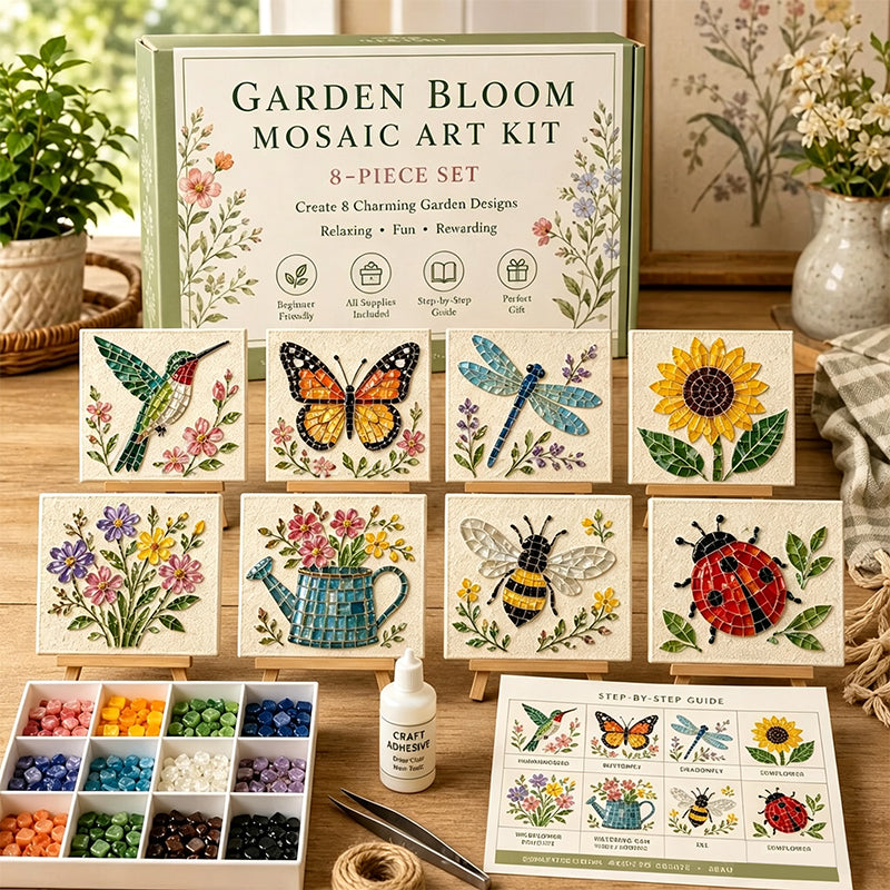 DIY Garden Mosaic Art Kit