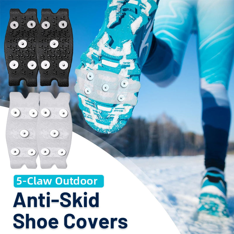 Manganese steel nail elastic shoe cover