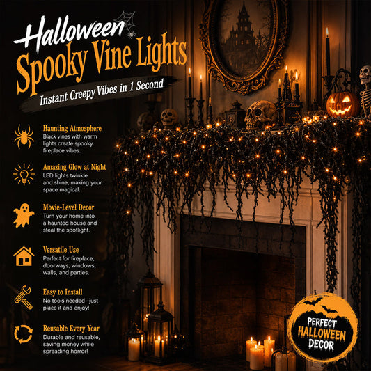 Halloween Lighted Creepy Vine Garland