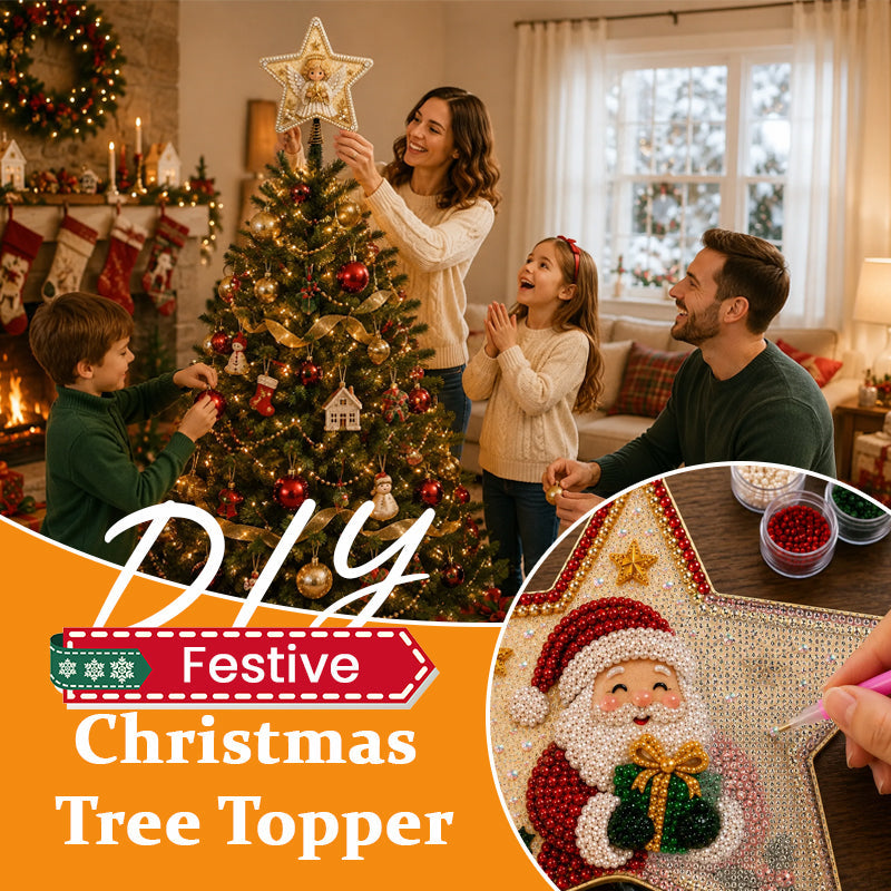 DIY Diamond Painting Christmas Tree Topper
