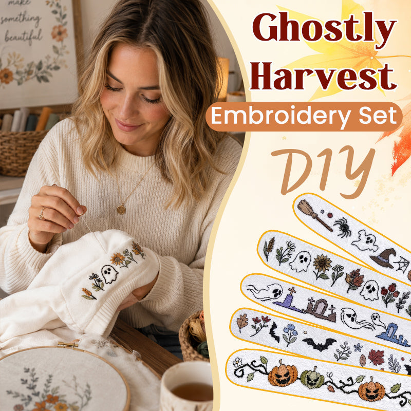 Halloween Embroidery Pattern Set