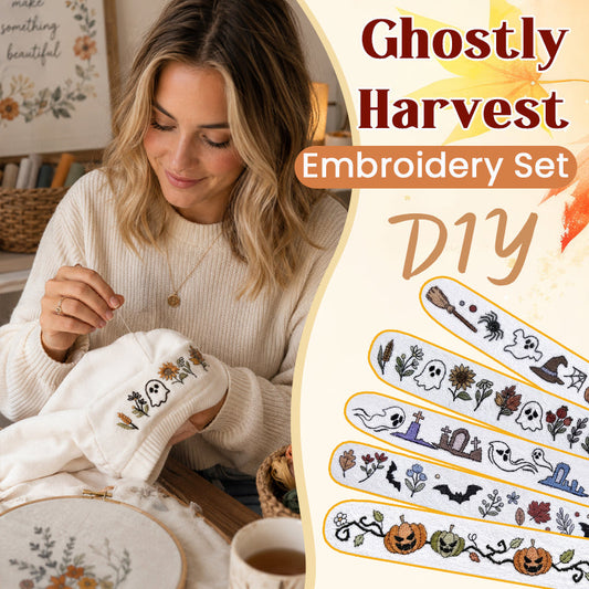 Halloween Embroidery Pattern Set