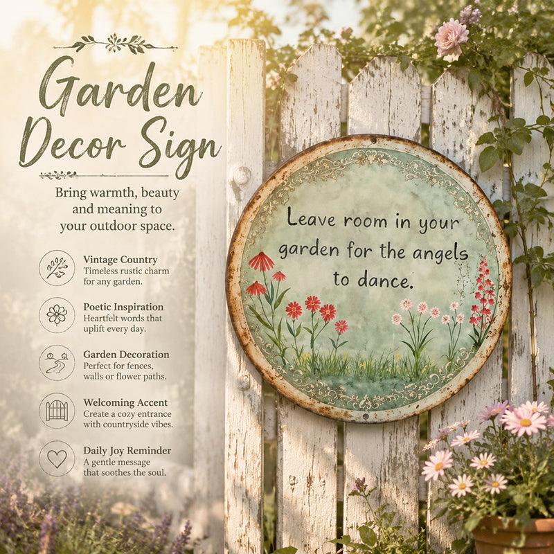 Garden Blessing Wall Sign