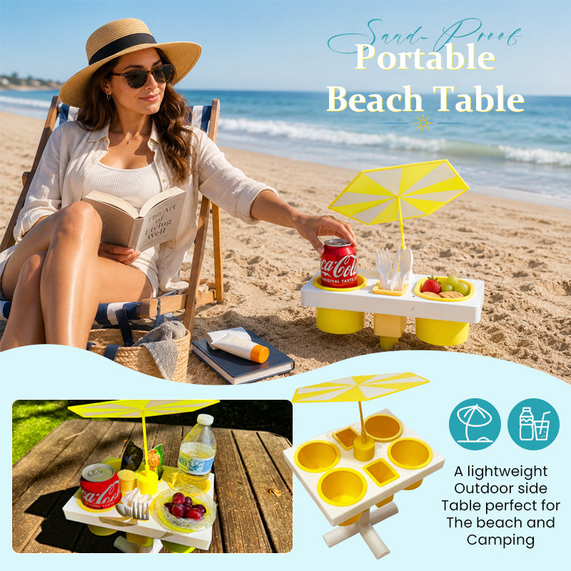 Beach Buddy Snack & Drink Table