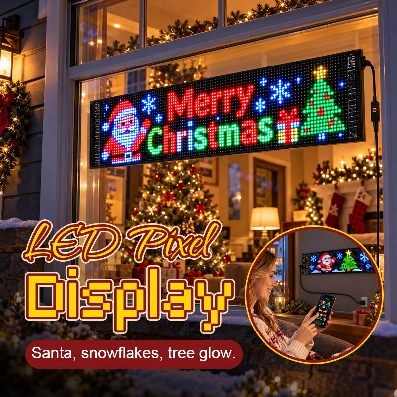 Animated Christmas LED Car Display
