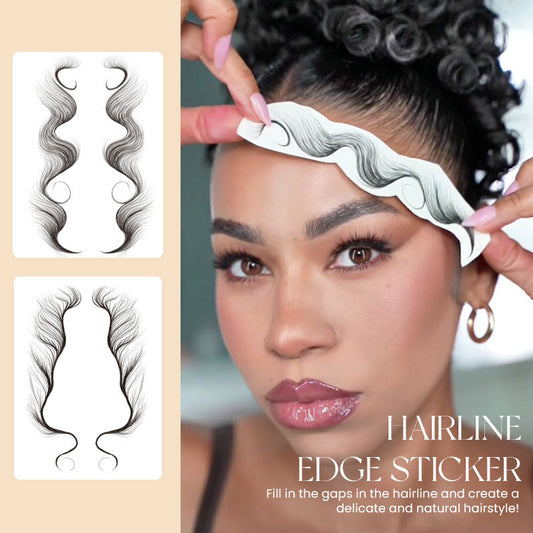 Hairline edge tattoo sticker