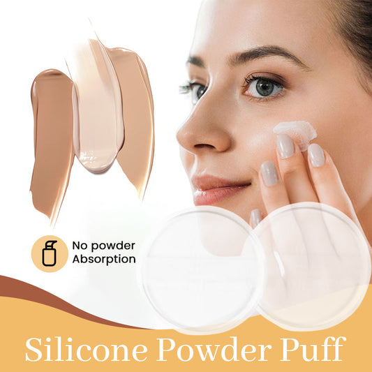 Silicone powder puff
