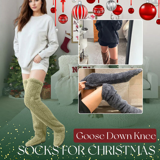 Cozy Goose Down Knee Socks
