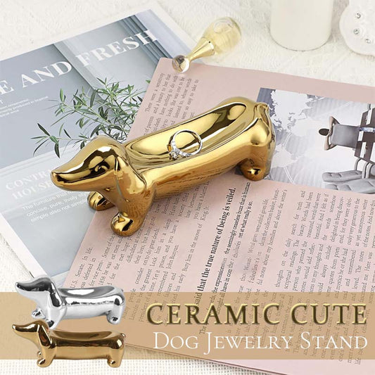 Cute Dog Jewelry Storage Display Tray