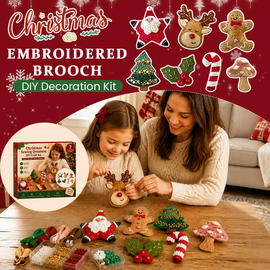 Handmade Christmas Brooch Pins DIY Kit
