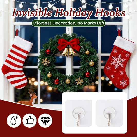 Invisible wreath hook