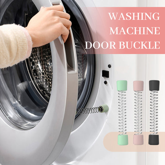 Washing machine door buckle support rod