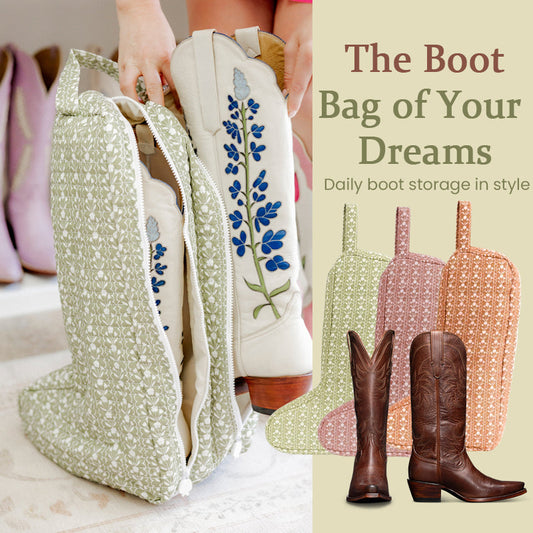 Quilted Boot Storage Bag