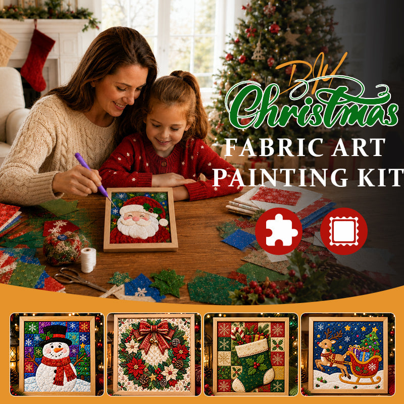 DIY Christmas Fabric Art Kit