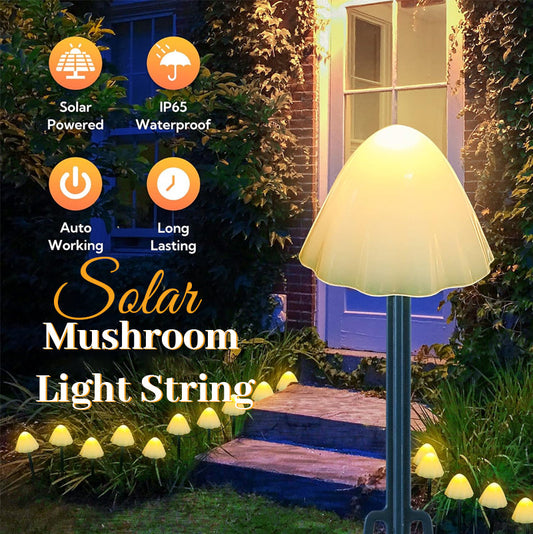 LED Mushroom Light String