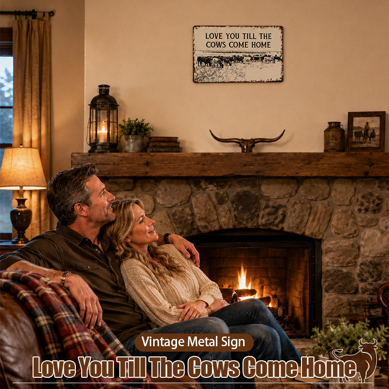 Love You Till The Cows Come Home Sign